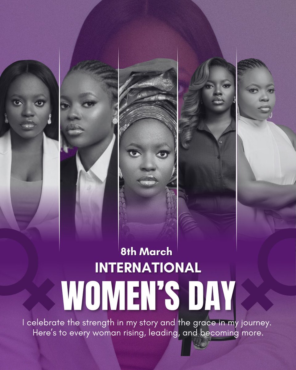 MopelolaLove1's tweet image. Today, I celebrate the journey of being a woman.

Not just the wins that people see, but the growth, resilience, lessons, and quiet strength that shape the woman we become every day.

#InternationalWomensDay2026
#InternationalWomensDay #WomenWhoLead