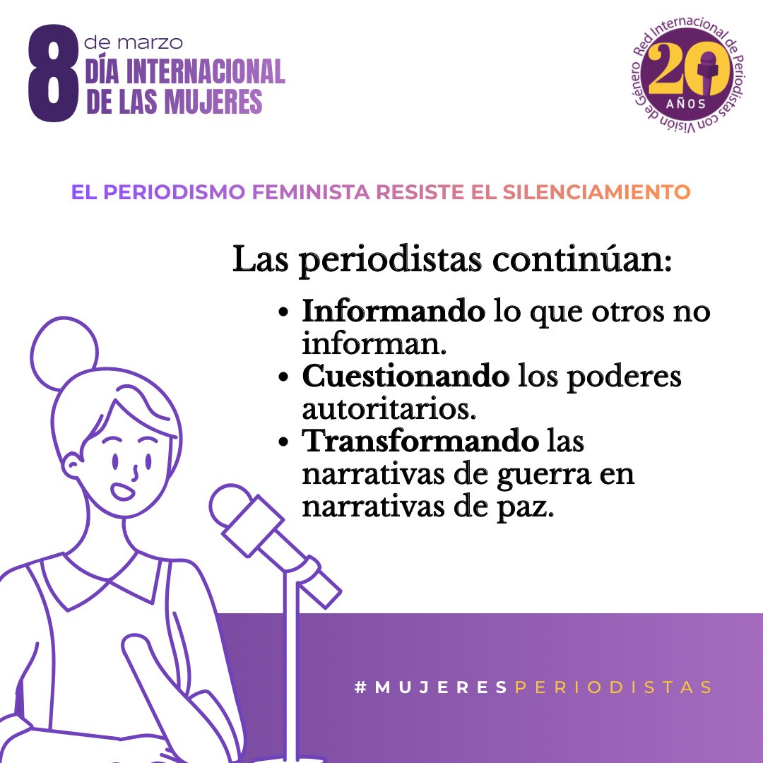 Red Int. de Periodistas con Visión de Género tweet media