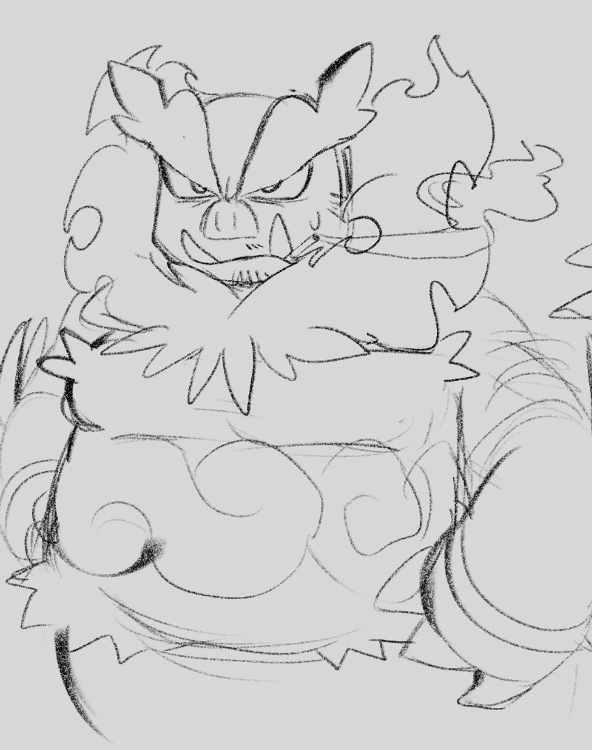 1/10 🧵- I want people to look deeper into emboar and explore his character  .and here's WHY... (bare with me cuz he prpbably had like 3 minutes of screen time and i had to get creative with the crumbs i have)

#movieunleashers #startersmovieunleashers