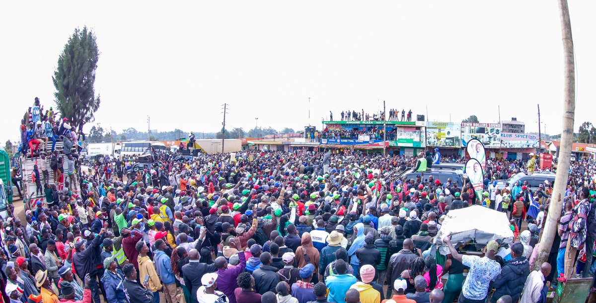 HonJBMuturi's tweet photo. TIMAU, MERU COUNTY.

Our tour of Meru County came to a close today in Timau, where we held a powerful engagement with the people of this great town. 

In our conversation with the residents, we spoke candidly about the challenges facing our country, from the rising cost of living to the growing frustration among young people who feel locked out of opportunity. The people of Timau made it clear that they understand the power they hold in their hands.

We therefore agreed on one important step: Voter registration. The second phase of the mass voter registration drive will kick off at the end of this month, and every eligible citizen must take responsibility and register. Change does not happen through complaints or silence. Change happens through the ballot.

I urge our young people in particular to seize this moment. Register, prepare, and be ready to participate in shaping the future of our nation. Kenya belongs to all of us, and its destiny must be determined by the will of its people.

The journey continues.