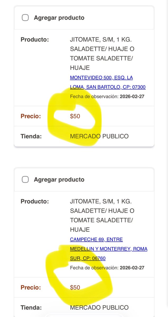 mario_dico50's tweet photo. 🔴 UPPS ; parece que a muchos paleros de la 4T , les molestó mi post del “jitomate” , pero que creen ? Que es cierto y son datos de Profeco ! No hagan berrinches el gobierno es el que les MIENTE ! https://t.co/IefYHDDKBJ