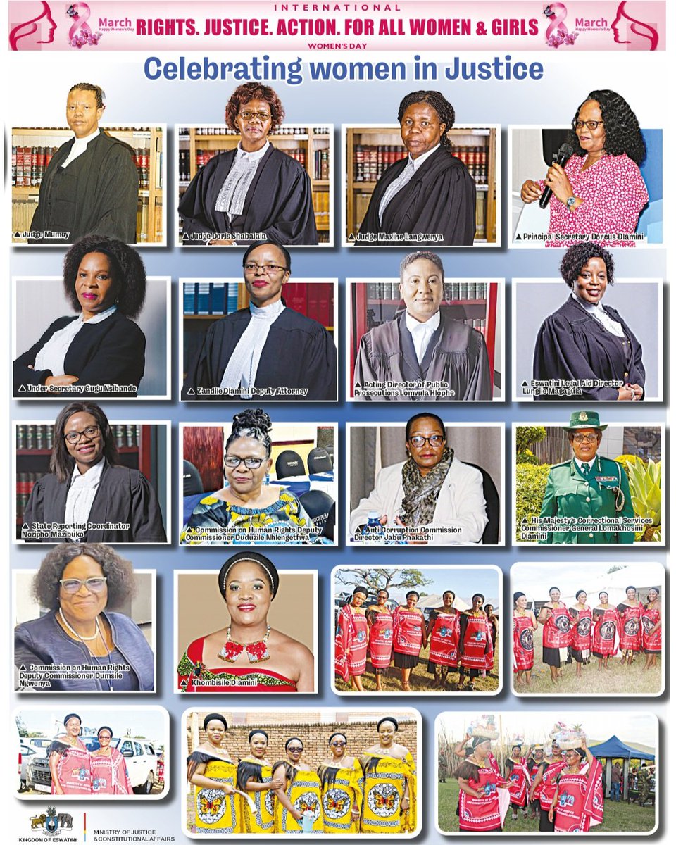 MoJCA_Eswatini's tweet photo. Happy Women's Day https://t.co/kujBxZhCuU