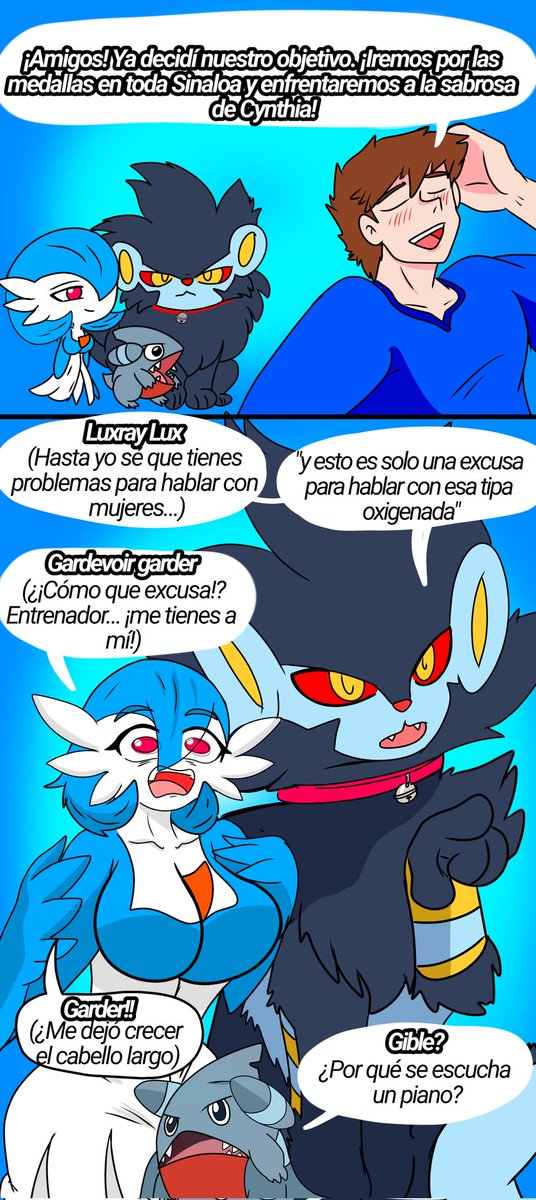 DanielMejia098's tweet photo. Mini cómic Gardevoir y su entrenador en latam #36 
Una nueva aventura comienza https://t.co/xvgWzS9Q26
