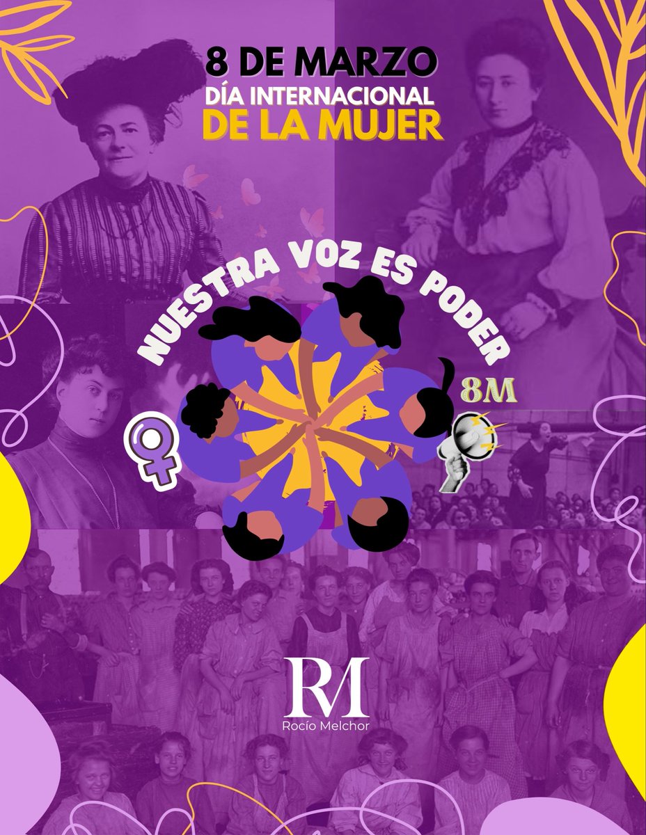 Hoy honramos a nuestras ancestras, a todas aquellas mujeres valientes que abrieron camino con su lucha, su voz y su determinación.

Gracias a ellas hoy seguimos avanzando, levantando la voz y construyendo un futuro con más justicia y dignidad para todas.
#RocioMelchor 💜 #8M