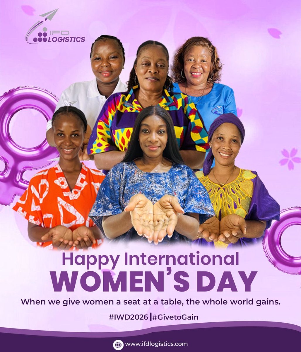 Better connections, stronger outcomes.
Empowering women in logistics is how we #GiveToGain together🤲🏽💜👷🏽‍♀️#ifdlogisticssl #logistics #InternationalWomensDay2026 #InternationalWomensDay