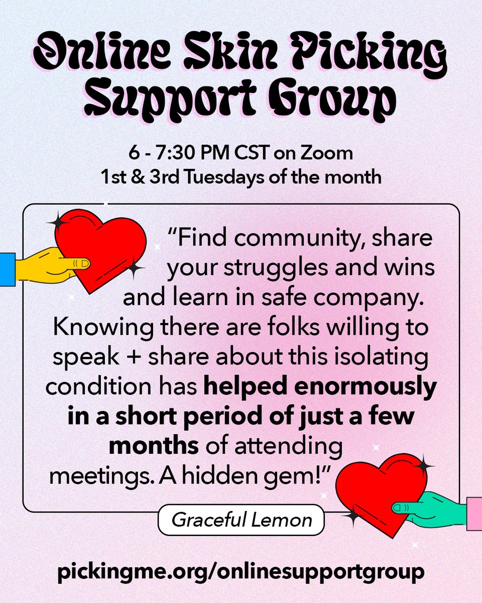 Picking Me Foundation #dermatillomania tweet media