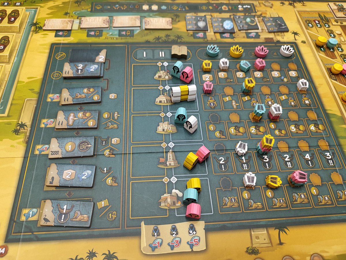 jappyjuegos's tweet photo. Men Nefer de @Ludonova, vaya pepinaco. Construye pirámides, erige esfinges, embalsama momias, y no te olvides de hacer ofrendas en el obelisco. Muy bueno y espectacular en mesa.
#juegosdemesa #juegosdetablero #bgg #boardgames #partidas #mennefer #egipto #faraones https://t.co/QWq7xFH8RH