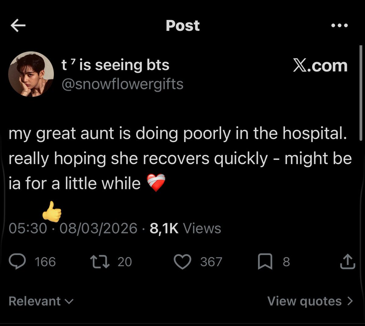 I said I would leave it, but I think this needs to be addressed.

I couldn’t possibly have known she was going through something. I asked people to tag her to bring awareness to the fundraiser 4 minutes before she even shared the post about her family situation.

A lot, if not
