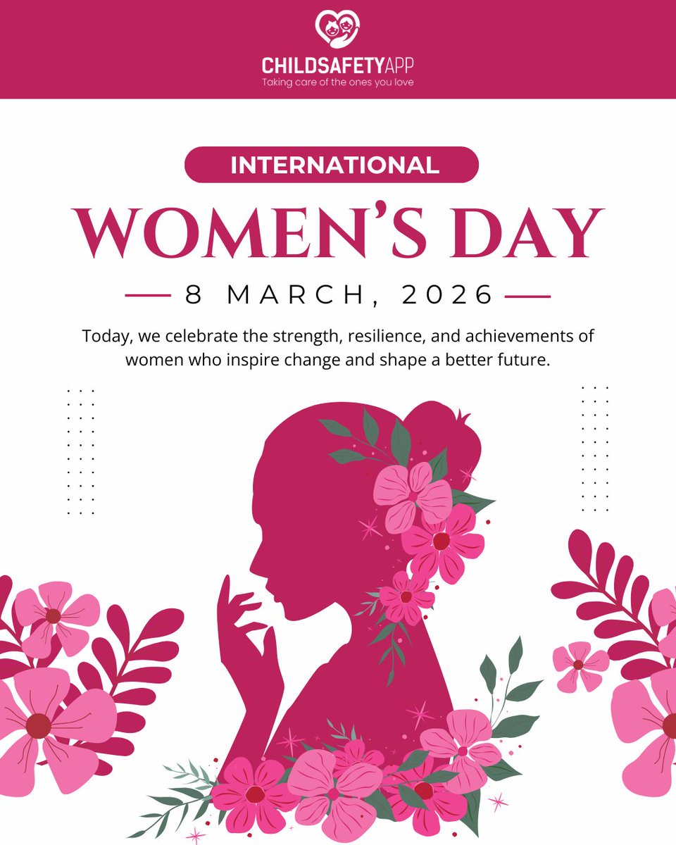 child_tracker's tweet photo. ✨ Strong women raise strong and safe generations.

Thank you for shaping a safer future for children everywhere. 💙

Happy International Women’s Day! 🌸

#InternationalWomensDay #WomenWhoCare #ChildSafety #WomenWhoLead https://t.co/hLvTnBAh4Z