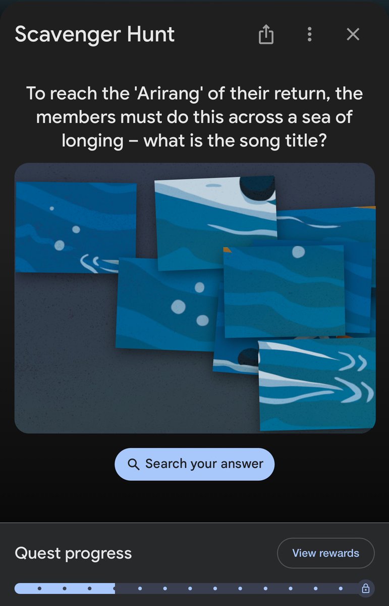 NEXT QUEST IS OPEN !!!! Go answer and get your rewards !! 

Search "BTS" to access the hunt !!