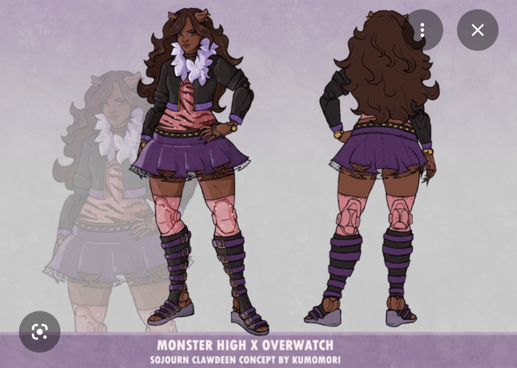 i dont care if you make concept arts for “fun” but seriously you have to be a god damn idiot to ignore EVERY comment how you didnt make clawdeen wolf a canonly black character with sojourn oomf showed me this i dont know who the original artist but credits to them on truly doing