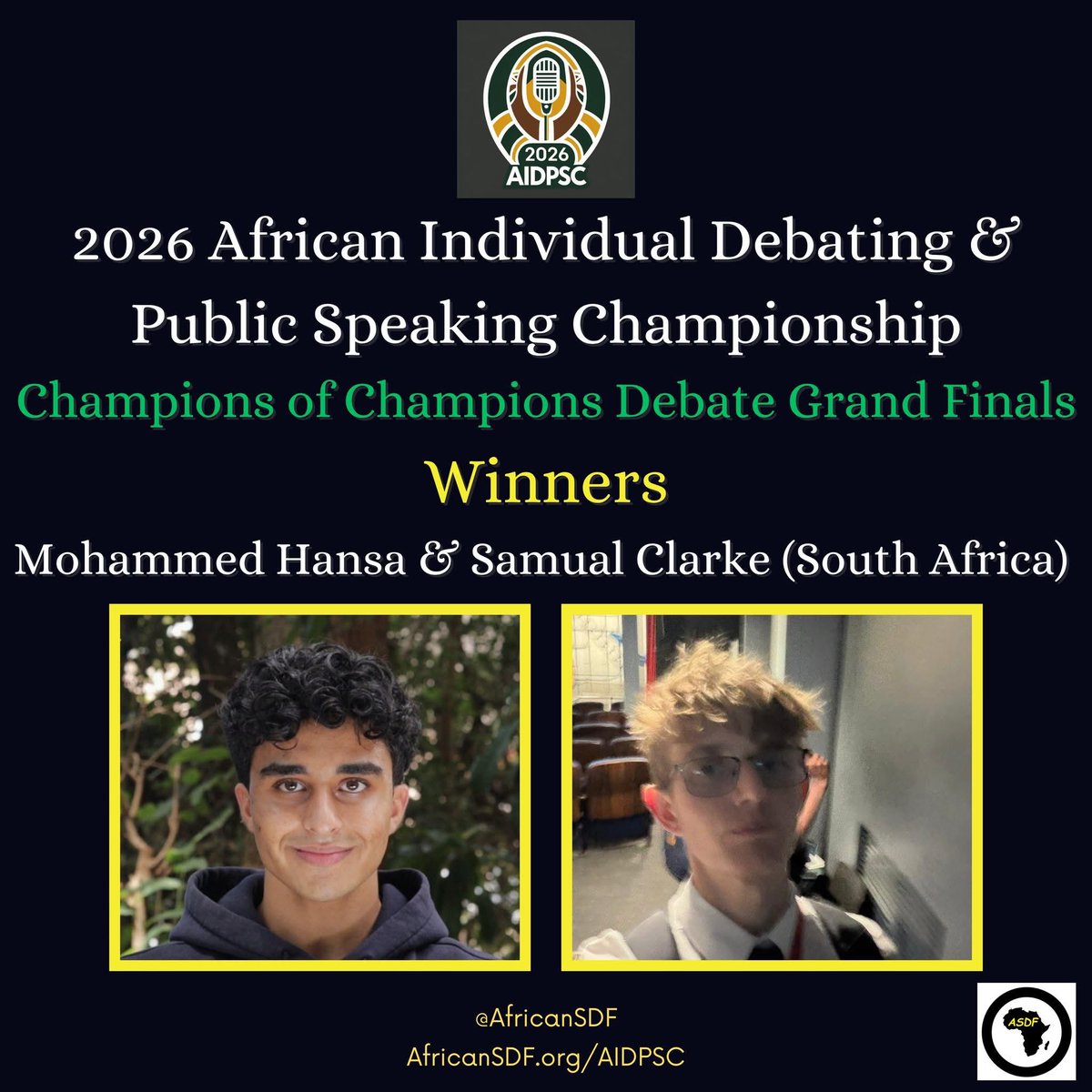 African Schools Debate Foundation tweet media