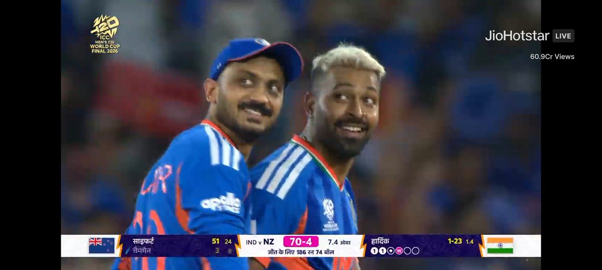 Lagta hai aaj newziland ki ielding set hai, very nice Hardik, kyaa wicket udaya hai 👌🫵 #INDvsNZ