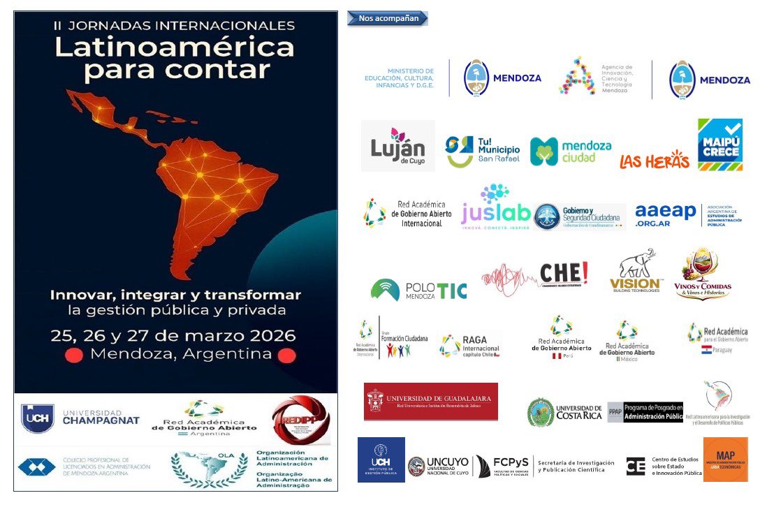 Red Académica de Gobierno Abierto Internacional tweet media