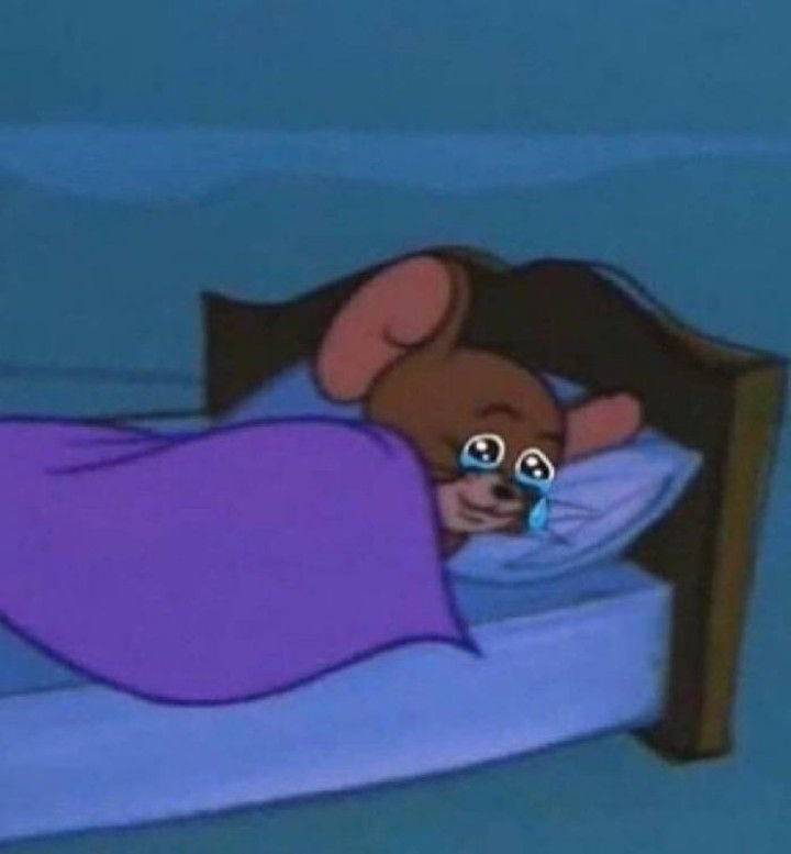 MagicDegenSOL's tweet photo. Me trying to sleep when my guaranteed 100x bag is 87% down from my entry. https://t.co/Lzvaft4cVp