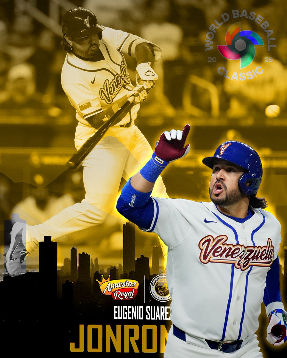 SUÁREZ DEBUTÓ CON JONRÓN 

Eugenio Suárez conectó su primer cuadrangular en el Clásico Mundial 2026.

Foto Cortesía: Rich Storry

instagram.com/p/DVoSA3UDaaU/…

Presentado por: <a href="/apuestasroyall/">Apuestas Royal</a>
Juega, Gana y cobra a millón <a href="/apuestasroyall/">Apuestas Royal</a>

#apuestasroyal #ruletaroyal