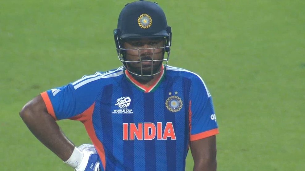 He may have missed countries, but he never missed our hearts. Always proud of you, Sanju Samson 💙