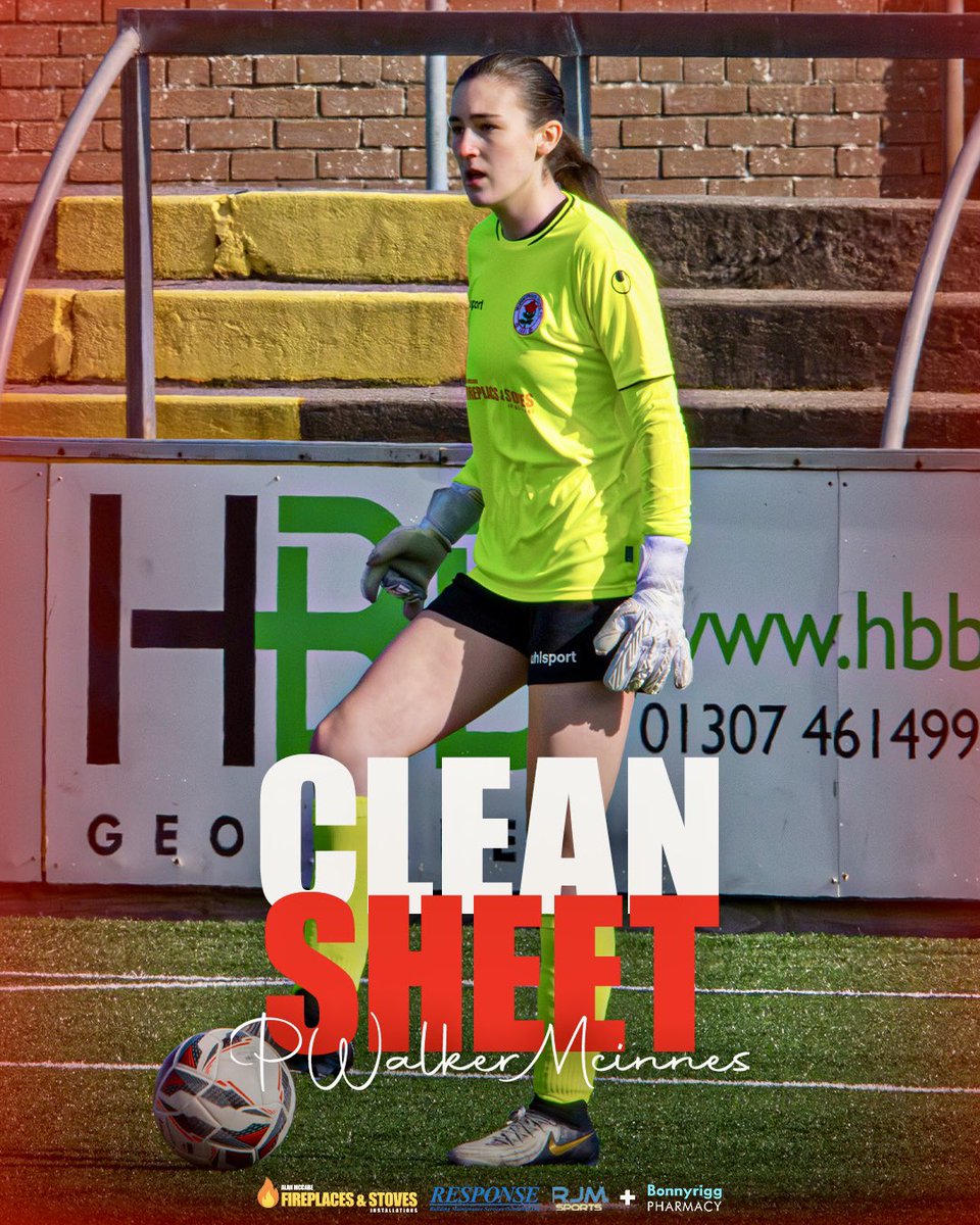 BonnyriggLadies's tweet photo. 𝐂𝐥𝐞𝐚𝐧 𝐒𝐡𝐞𝐞𝐭 💪🏻

Back to back clean sheets after another assured performance between the sticks, well done Poppy! 👏🏻 https://t.co/jrlVBxaEQX