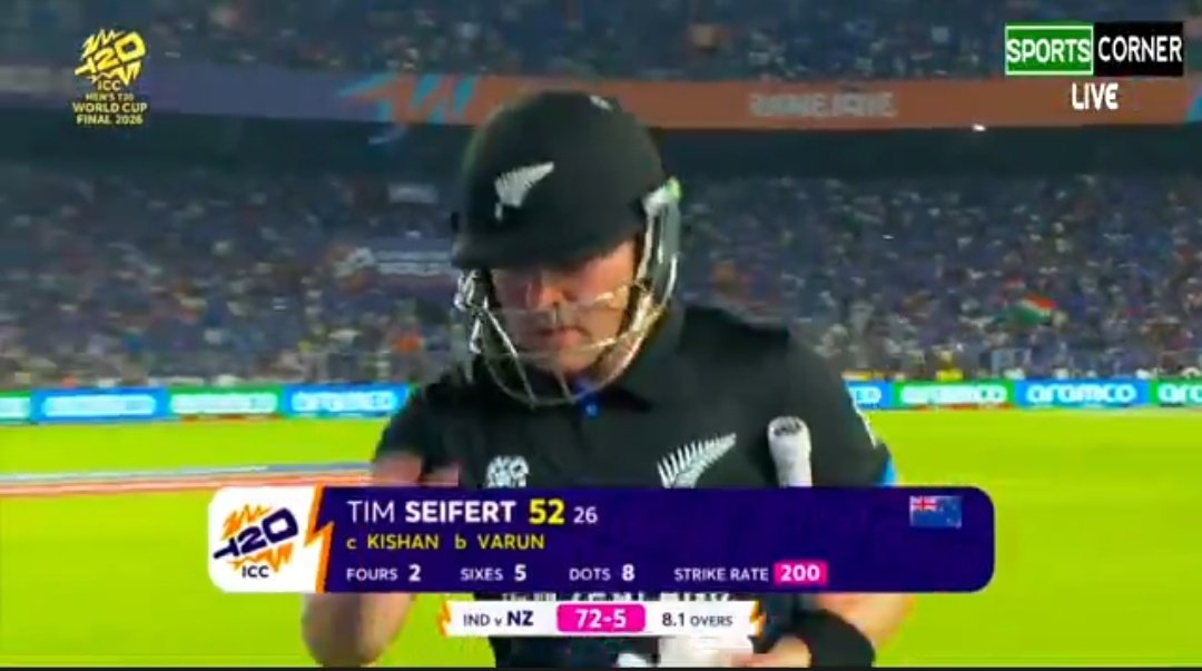 danishay__'s tweet photo. New Zealand last hope is gone. 
India is winning and denfends their title. 
#T20WorldCup 
#INDvNZ https://t.co/jhXdn8dObu