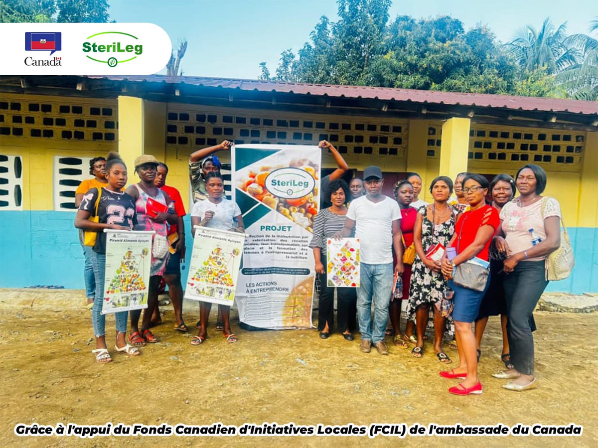 CanEmbHaiti's tweet photo. With the #CanadaFund, we supported STERILEG, ASSLHA, ATEPASE, RIDAS, FEGOPAP, and MOFEDGA projects addressing women’s rights this year!

That’s $ 220 000 of support for local organizations working for #GenderEquality right here in Haiti.

Check out some of our recent projects ⬇️ https://t.co/7BvVAik4n5