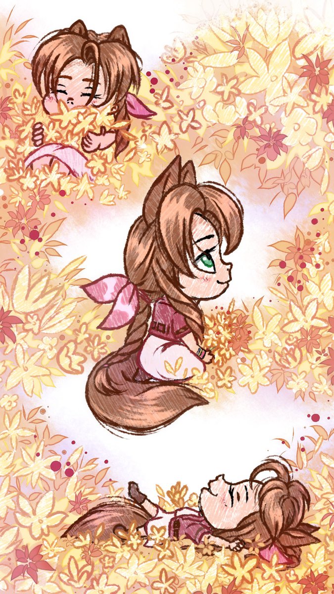 YesImRealChris's tweet photo. Aerith – floral fox girl 🦊🎀

#エアリス https://t.co/UaFzJhmLg5