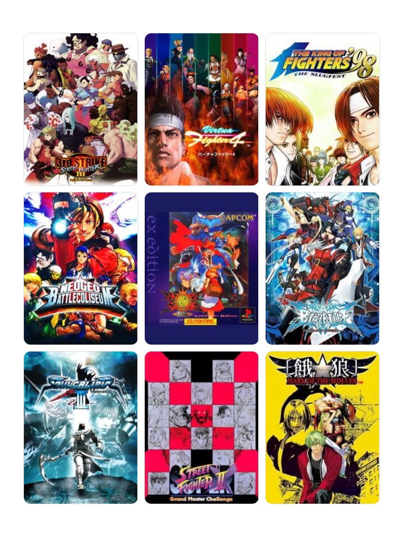 pachidomo's tweet photo. 9つゲー
ジャンル別できた！

アクションRPG
https://t.co/M6pFKBbgvn

格ゲー
https://t.co/lbKso1ZFsQ

音ゲー
https://t.co/xGLcSxLfx0

パズル
https://t.co/Zim4wQflNd

アクション
https://t.co/nL6rbzfUNp

その他
https://t.co/PcCHqjipDK

RPG
https://t.co/HMKkb9tbKL https://t.co/frFNGaLNTT