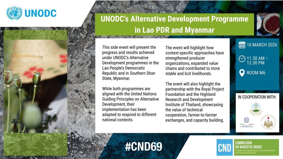 UNODC Alternative and Sustainable Livelihoods tweet media