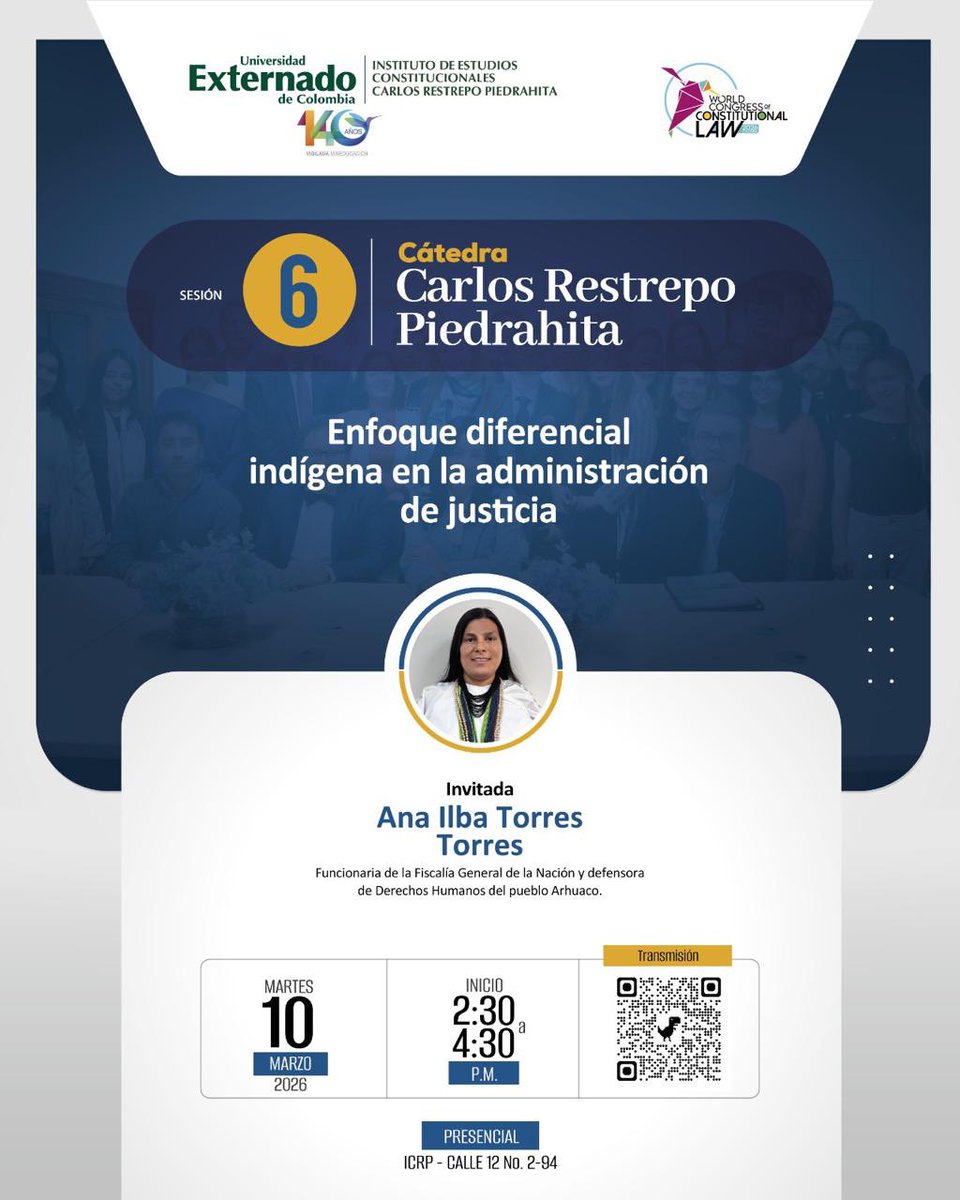 Departamento de Derecho Constitucional- UExternado tweet media