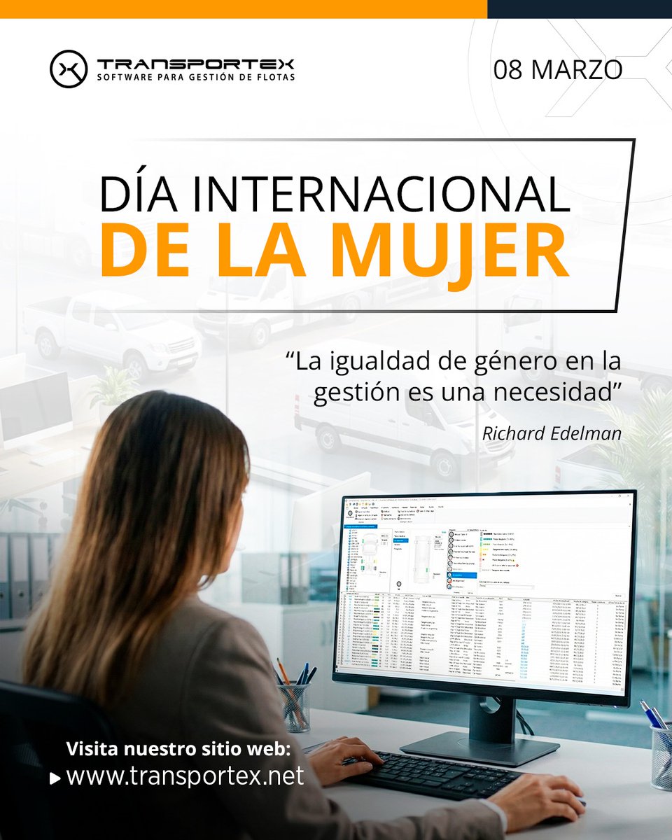 transportex's tweet photo. Hoy celebramos a las mujeres que mueven la gestión y el transporte hacia un futuro más inclusivo. 💜
La igualdad de género es una necesidad.

#DíaInternacionalDeLaMujer #8M #TRANSPORTEX https://t.co/aWvooVMjey