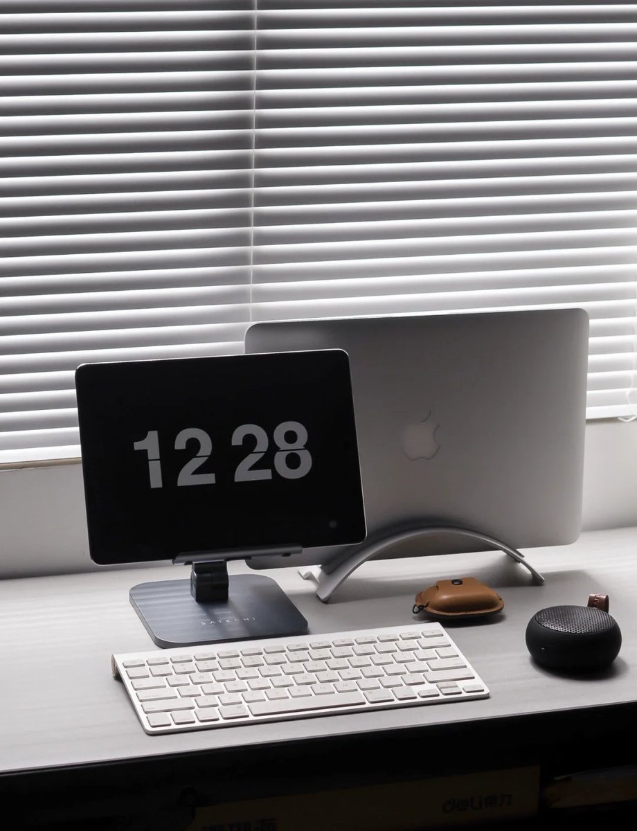 DougHobson3's tweet photo. "Elevate your workday with a tidy desk: a sleek laptop, potted succulent (for calm), and labeled organizers (no chaos). Small tweaks = big focus! " https://t.co/rNAC2AVv3i