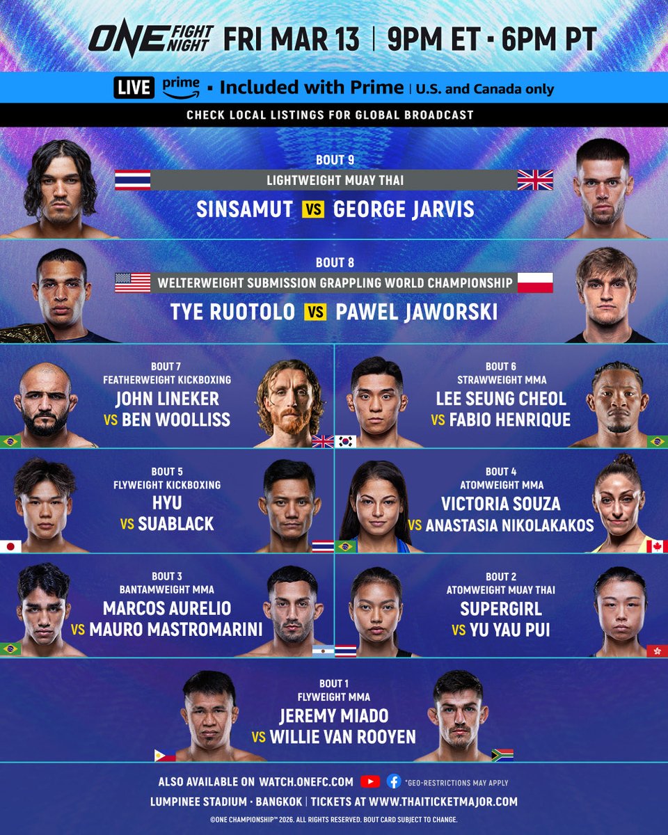 One Championship Fight Night