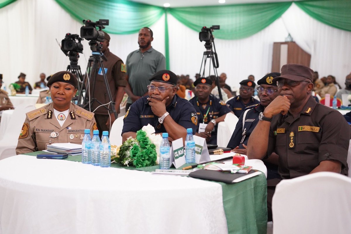 nigimmigration's tweet photo. The Comptroller-General of Nigeria Immigration Service, KN Nandap, pcc, mmis, fsmn, fspsp attended the 2026 Ministry of Interior Performance Management Retreat alongside Heads of Agencies and senior officials held at Nigeria Army Conference Centre and Suites (NACCAS), Asokoro, Abuja on the 7th, March,2026.

In his closing remarks, the Minister of Interior, Hon Dr. Olubunmi Tunji-Ojo urged the Agency Heads to redouble their efforts in delivering their mandates to meet both the administrative and security needs of Nigerians. The Honourable Minister further noted that the past year recorded improvements in Border governance, faster emergency response operations and reforms in custodial administration must not breed complacency as the Ministry geared towards improved performance in 2026. 

The day's highlight was Heads of Agencies including Nigeria Immigration Service, signing the 2026 Performance Bond with the Hon. Minister. 
Nigeria Immigration Service topped the 2025 Performance rankings, wrapping up the three-day event. 

Nigeria Immigration Service remains committed to enhancing Nigeria’s Border Governance, improving Migration Management and continuous application of technology to drive its key reform areas.

e-Signed
DCI AS AKINLABI
SERVICE PUBLIC RELATIONS OFFICER
NIGERIA IMMIGRATION SERVICE HEADQUARTERS, ABUJA
8TH MARCH, 2026.