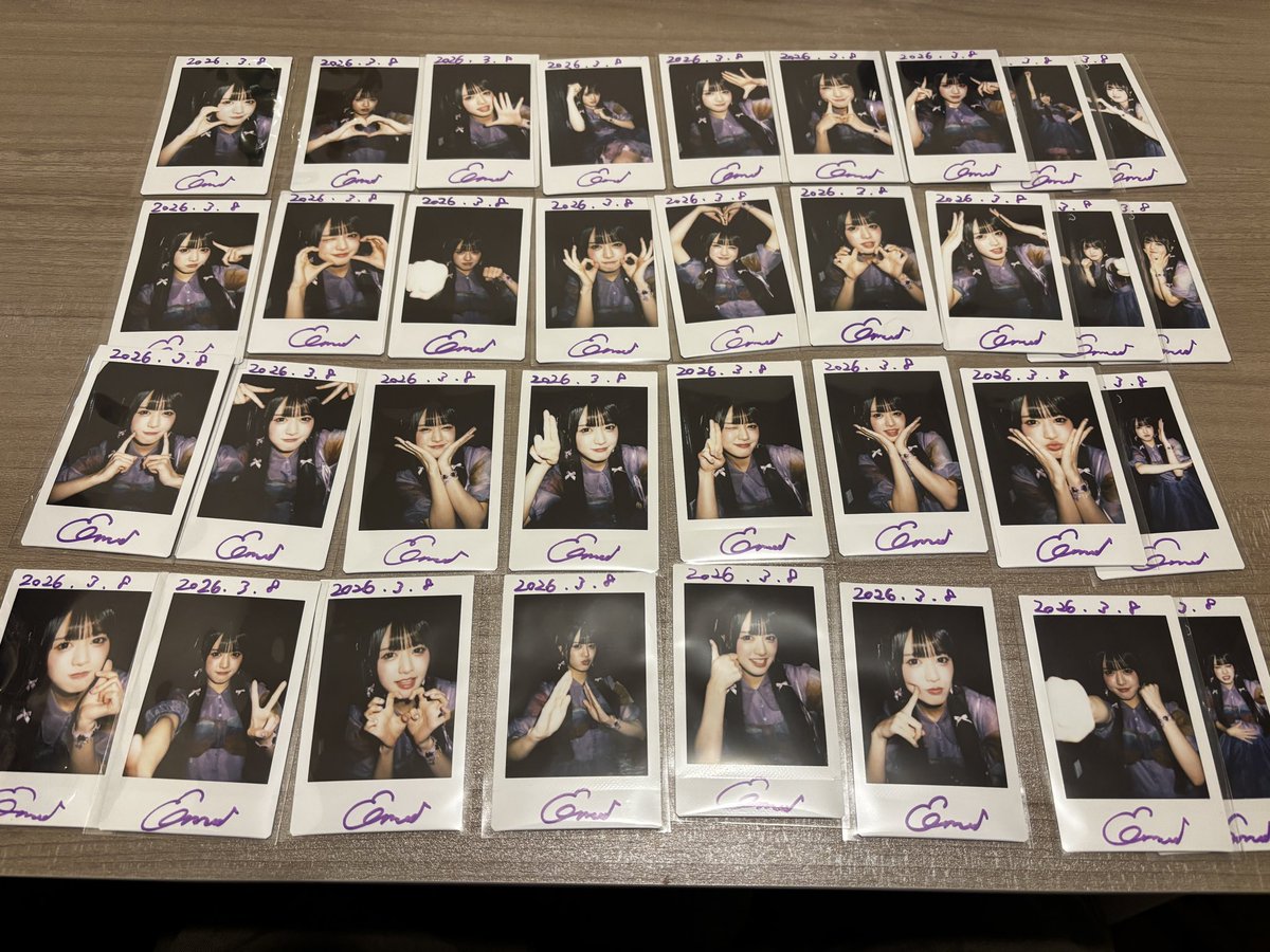 ampers&one ジホ ポラ チェキ AMPERSu0026ONE カムデン チェキ ポラ ポラロイド サイン入り instax