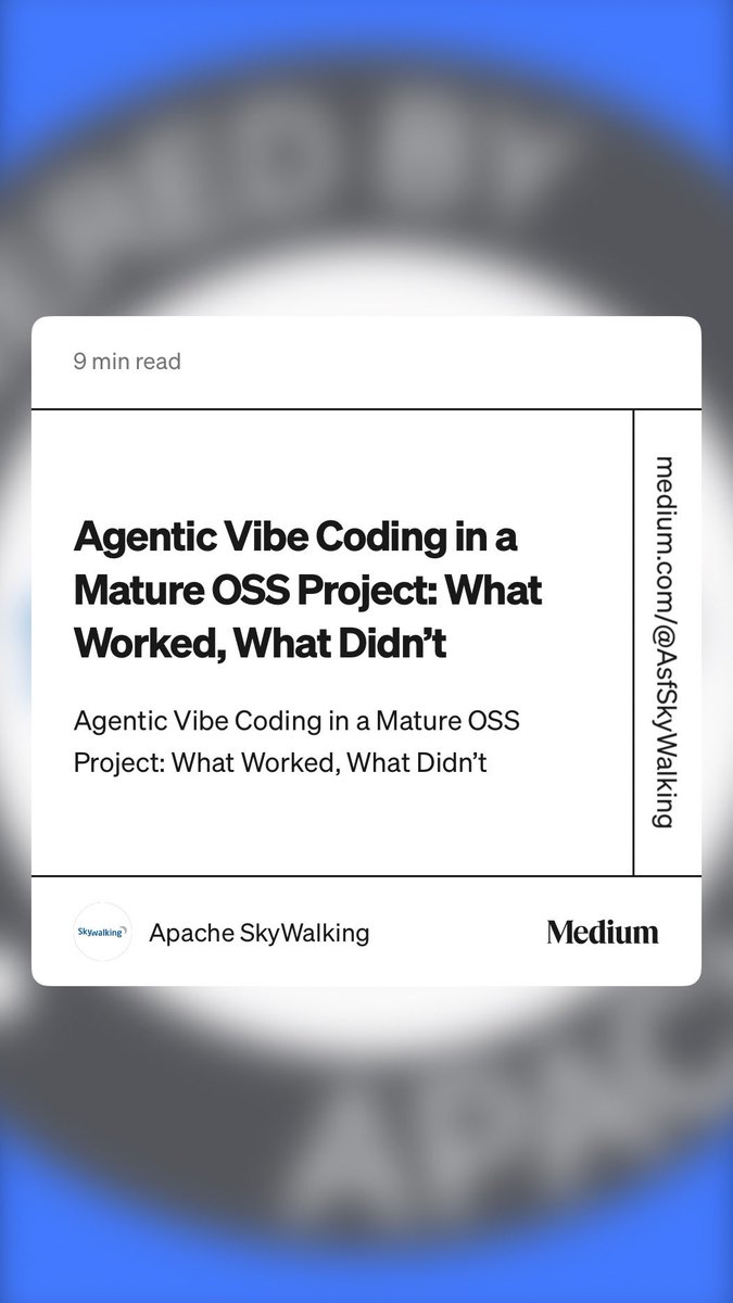 Apache SkyWalking tweet media