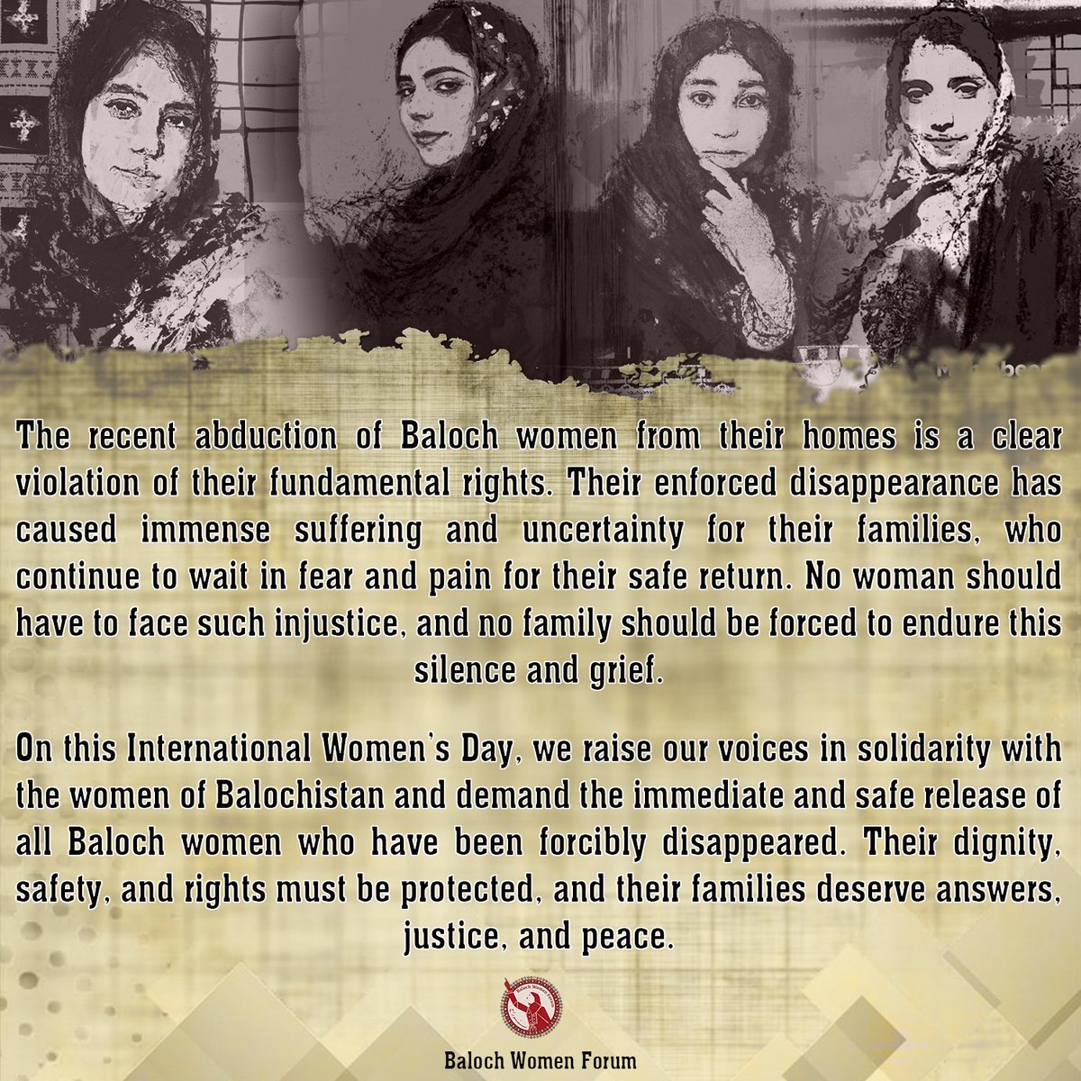 Baloch Women Forum tweet media