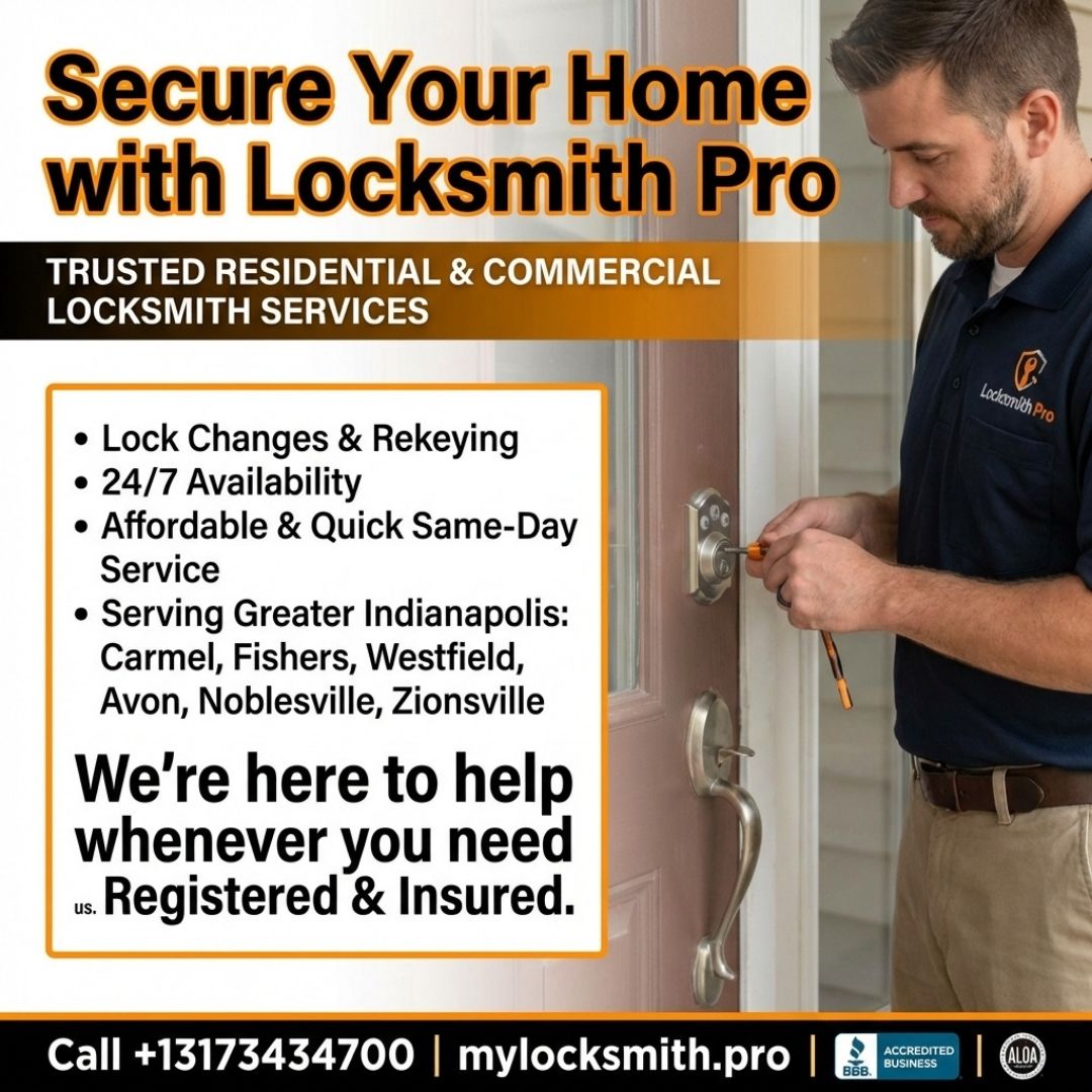LocksmithPro1's tweet photo. Keep your Indianapolis home safe and secure with Locksmith Pro’s expert lock changes and rekey services—professional, affordable, and available 24/7! #LocksmithPro #Indianapolis #HomeSecurity #24HourService #LocksmithService #SafetyFirst #AffordableSecurity https://t.co/tZGwvP4Weg