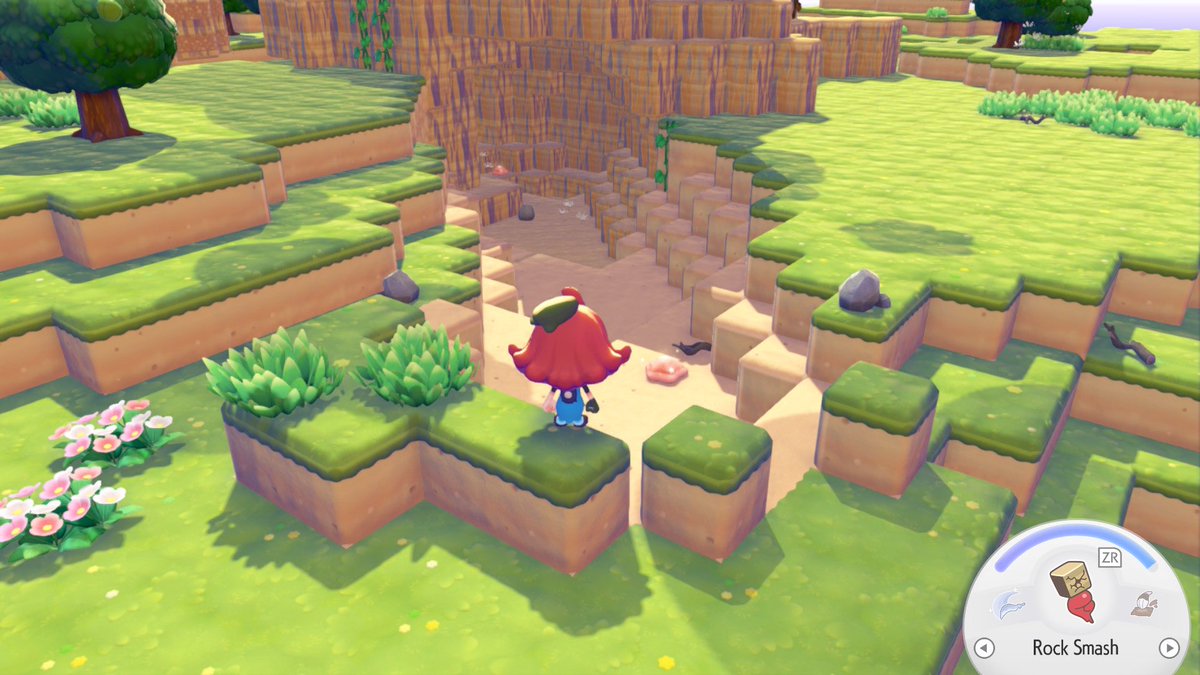 camphlfbloodx's tweet photo. for the people that are searching for the Acerola hair/hairstyle in Pokopia, i found it in this specific cave, behind the smash-able rocks on the dream island i got with an Eevee doll! 🥰🌸
#Pokopia #Dreamisland https://t.co/sDwmch7juW