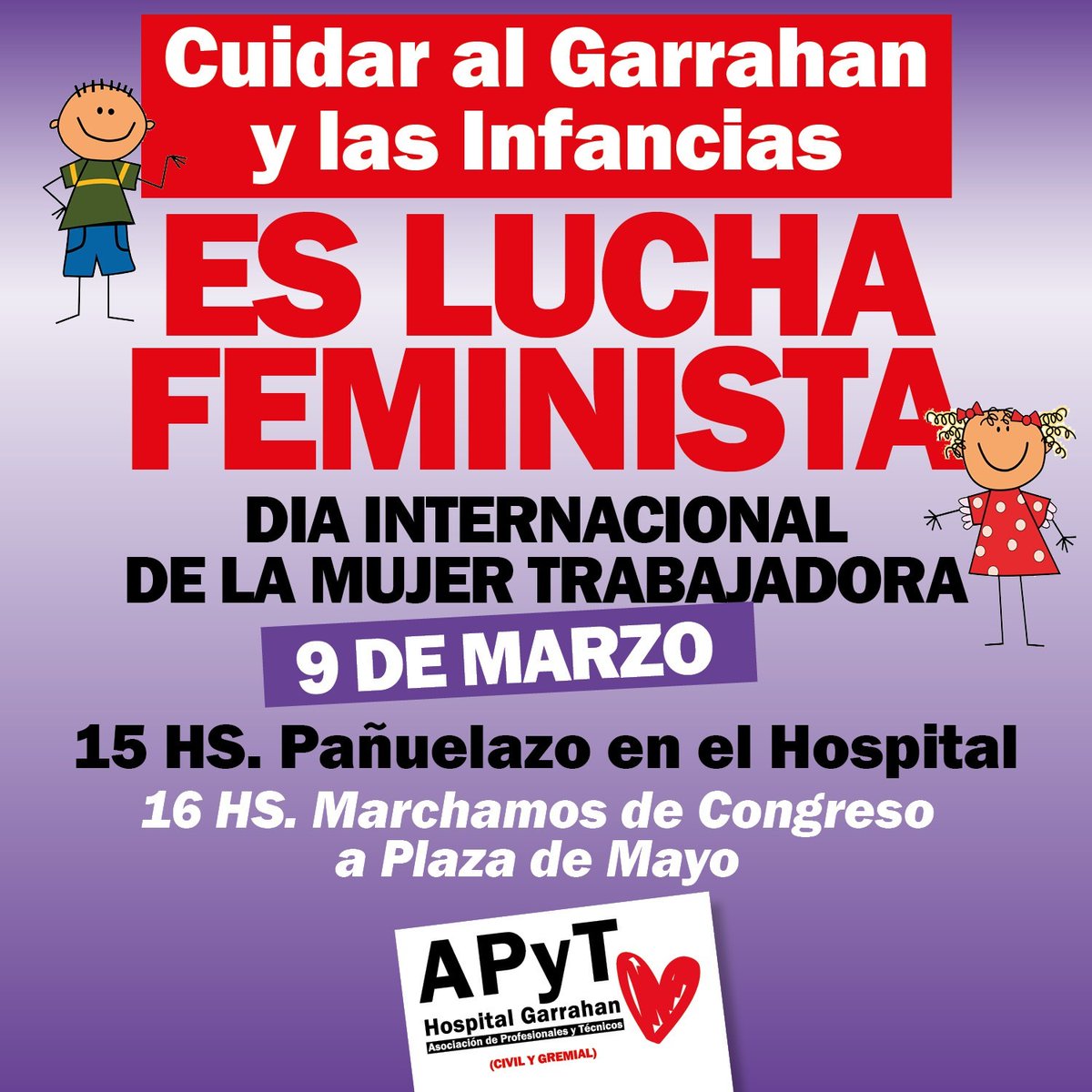 Asoc. Profesionales y Técnicos - Hospital Garrahan tweet media