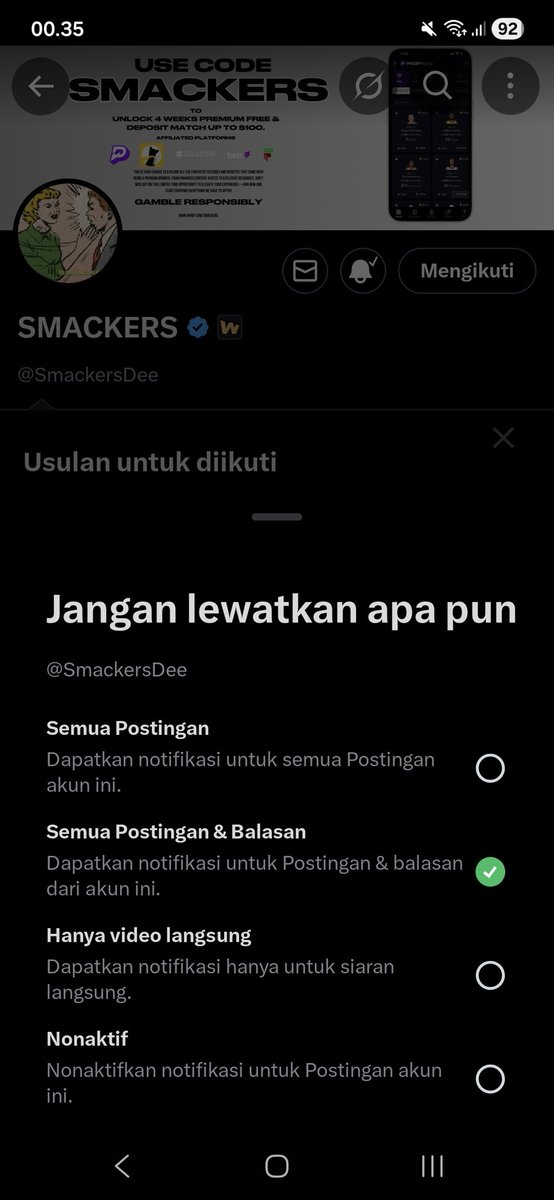 MuhammadRi27586's tweet photo. @SmackersDee done , plis my turn https://t.co/ZGOePrt6Z1
