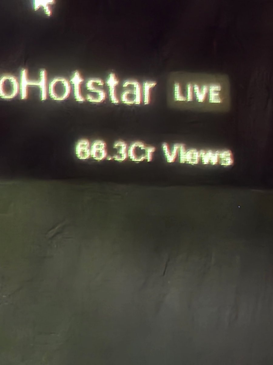 nitinkasliwal's tweet photo. @BCCI @JioHotstar  Amazing hotstar..66 cr people watching india vs New Zealand T20 world cup final match https://t.co/O46r62pWli