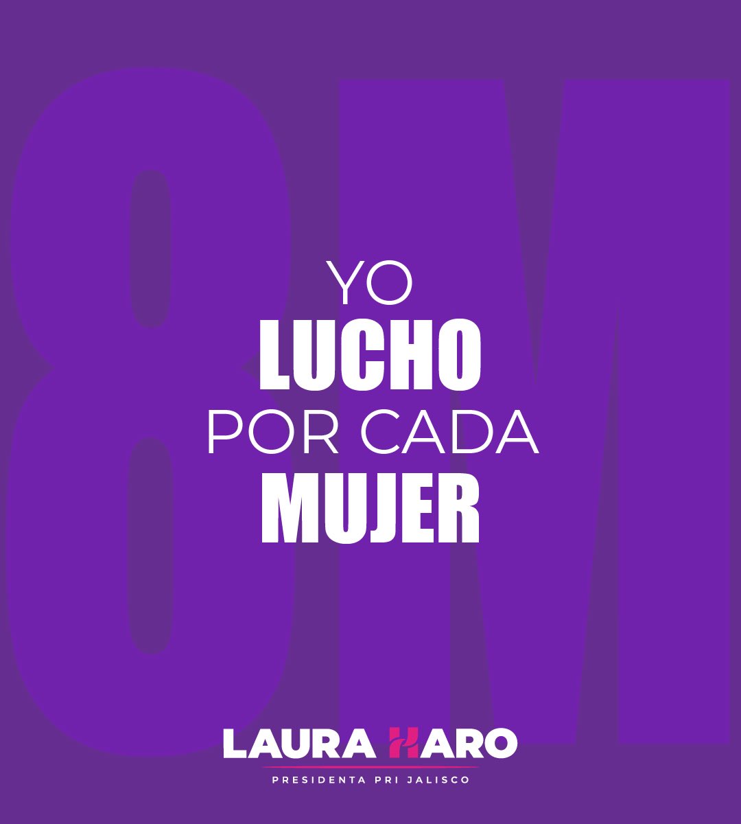 LauHaro's tweet photo. Que nadie te diga que por ser mujer no puedes lograrlo. Cada conquista en nuestros derechos ha sido por la valentía, el amor y la sororidad de mujeres que lucharon por una vida de justicia e igualdad.

Aún falta mucho, por las que ya no están, las que estamos y las que vienen.

#8M