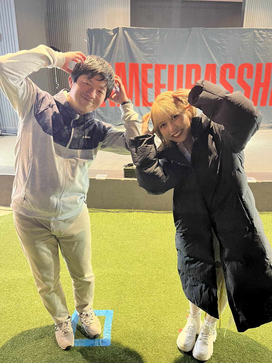 919_hard's tweet image. 2022年10月から約３年半、とっても幸せな時間でした！特典会の最後は1番最初にチェキ撮ったくまさんポーズで締めました！
3月13日楽しむぞー！✨
#AMEFURASSHI 
#MTA