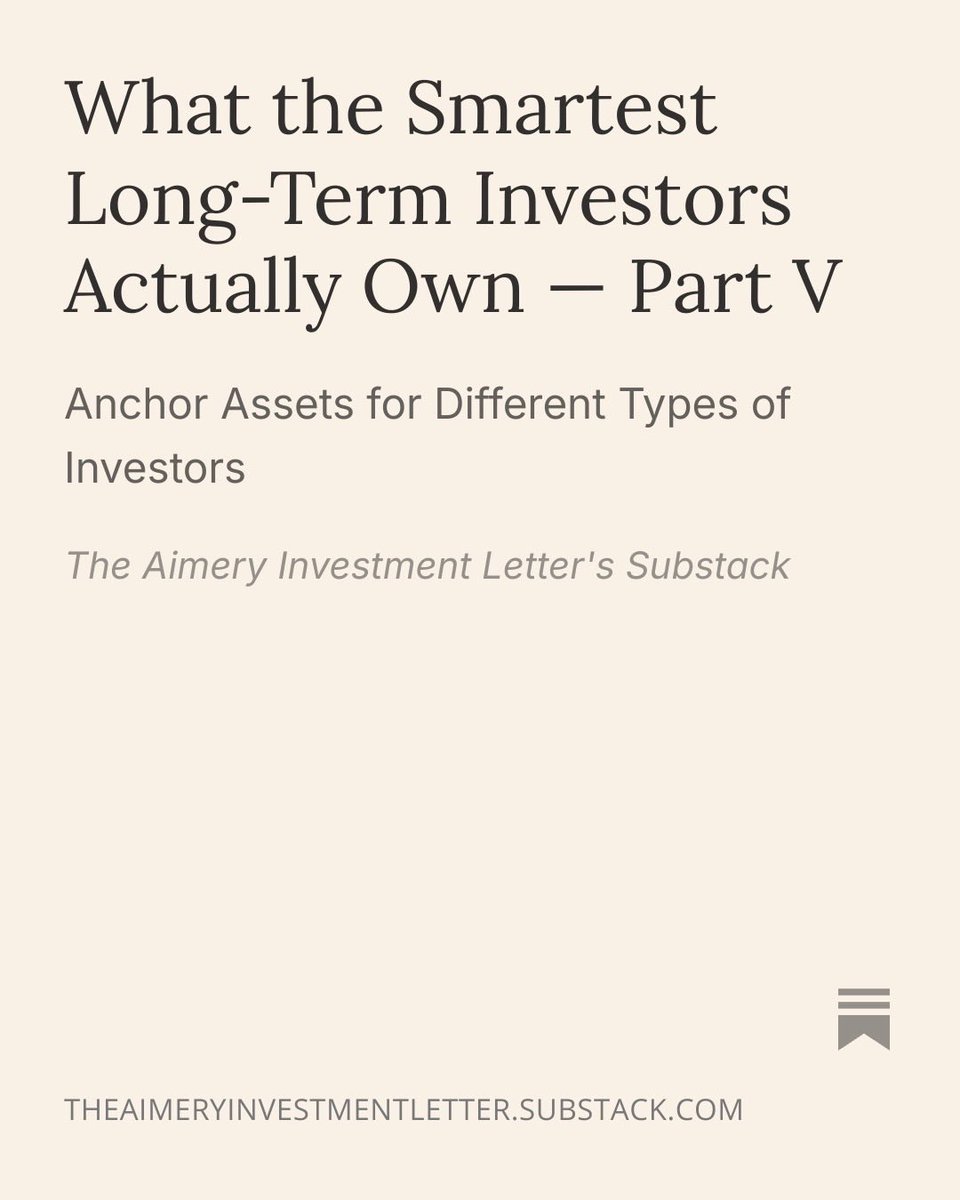 AimeryInvest's tweet photo. Anchor Assets — Why Long-Term Investors Focus on Structural Winners
….
Read for free 
👇🏼
https://t.co/Qz6hjPZmZw https://t.co/mIjxWVSkZT