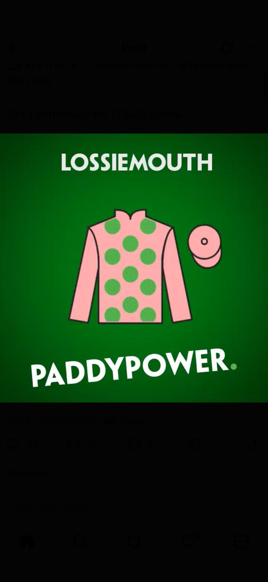 leroy0706's tweet photo. @paddypower https://t.co/Nt2LypzqeP