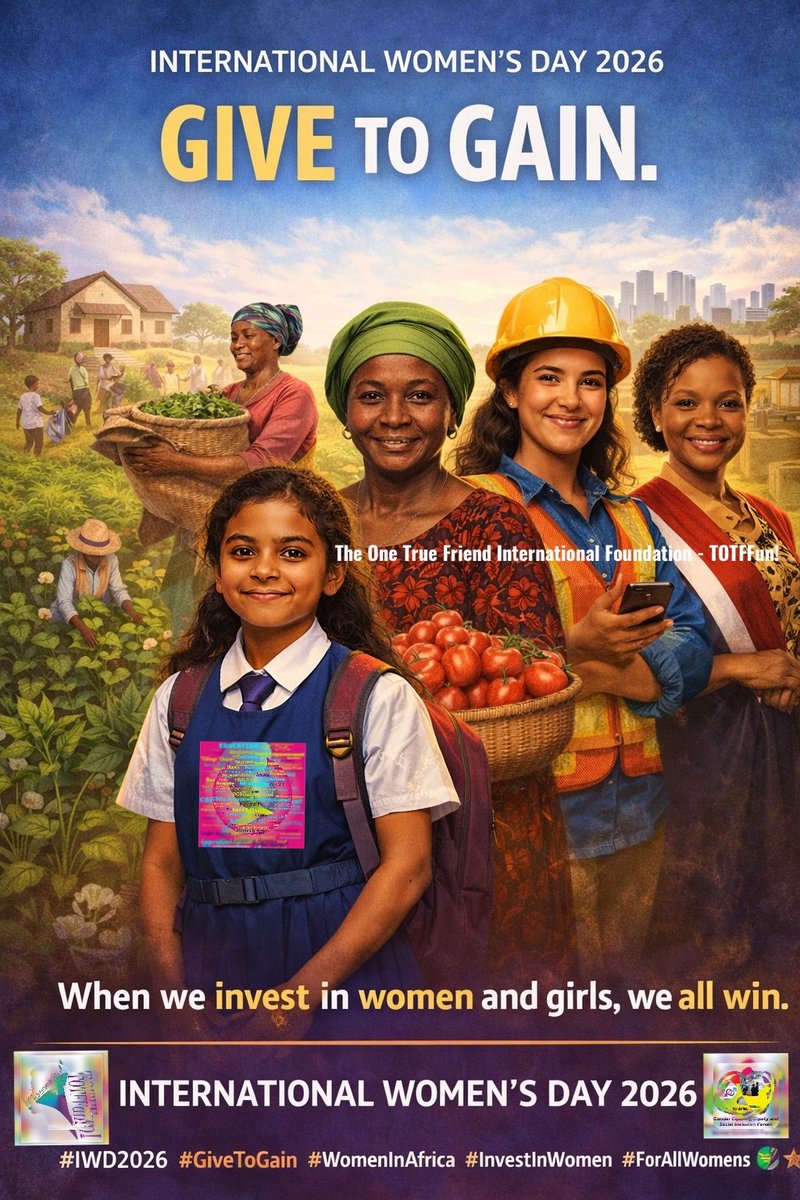 CSOsAmplified's tweet photo. #IWD2026 lesson is simple: when we give women and girls equal opportunities—education, resources, leadership, and protection—we all gain.

https://t.co/xJhQsvqmxb

#GiveToGain
#InternationalWomensDay
#WomemInNigeria #WomenInAfrica #InvestInWomen #ForAllWomenAndGirls 🌍✨ https://t.co/bgRvFrLQVA