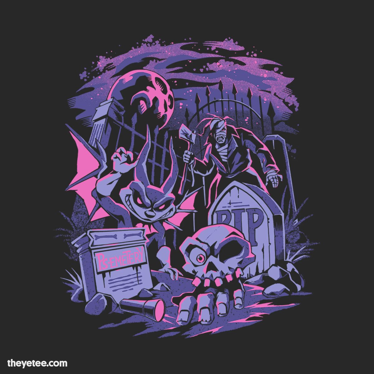 Wario64's tweet photo. MediEvil - Saved, But Not Deleted t-shirt (by Horta Studio) is $20 at The Yetee (today only) https://t.co/92uIxIjvWm #ad https://t.co/f7uhtbGU1e