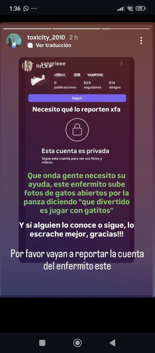 gisellewohh's tweet photo. @kierantonto Hola disculpa q tú post sea viejo pero sospecho que esa cuenta es maxi volviendo con una multicuenta y quería saber si podías difundirlo gracias https://t.co/vJlIQMHyMa