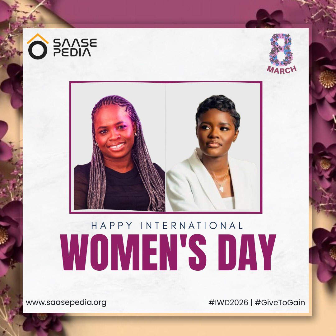 saasepedia's tweet photo. A reminder today:
Invest in women.
Support women.
Celebrate women.

Happy International Women’s Day.

#IWD2026 #GiveToGain #InternationalWomensDay https://t.co/eeeNPOeyX8