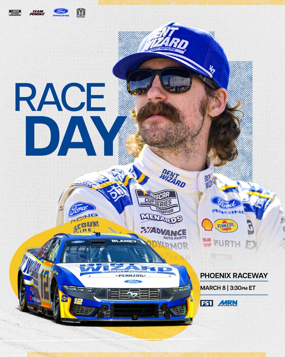 RACE DAY : FS1 at 3:30et 
#fordracing #americasraceteam