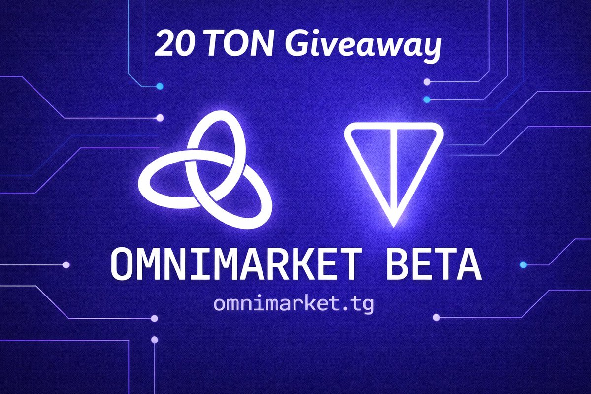PredictTG's tweet photo. 🎁 20 $TON GIVEAWAY 🎁

To celebrate International Women’s Day, we’re giving away 20 $TON.

How to participate:

• Follow @OmniMarketBot
• Like + Retweet
• Comment your TON wallet address

Join our Beta Testing Group:
https://t.co/622V6QRDpn

Subscribe:
https://t.co/652nKq2vwY

Winner in 48 hours ⏳

Make sure to complete all tasks. Good luck! 🍀